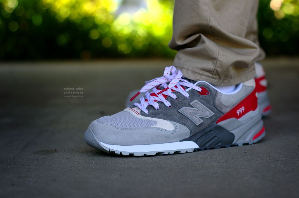 new balance 999 on feet